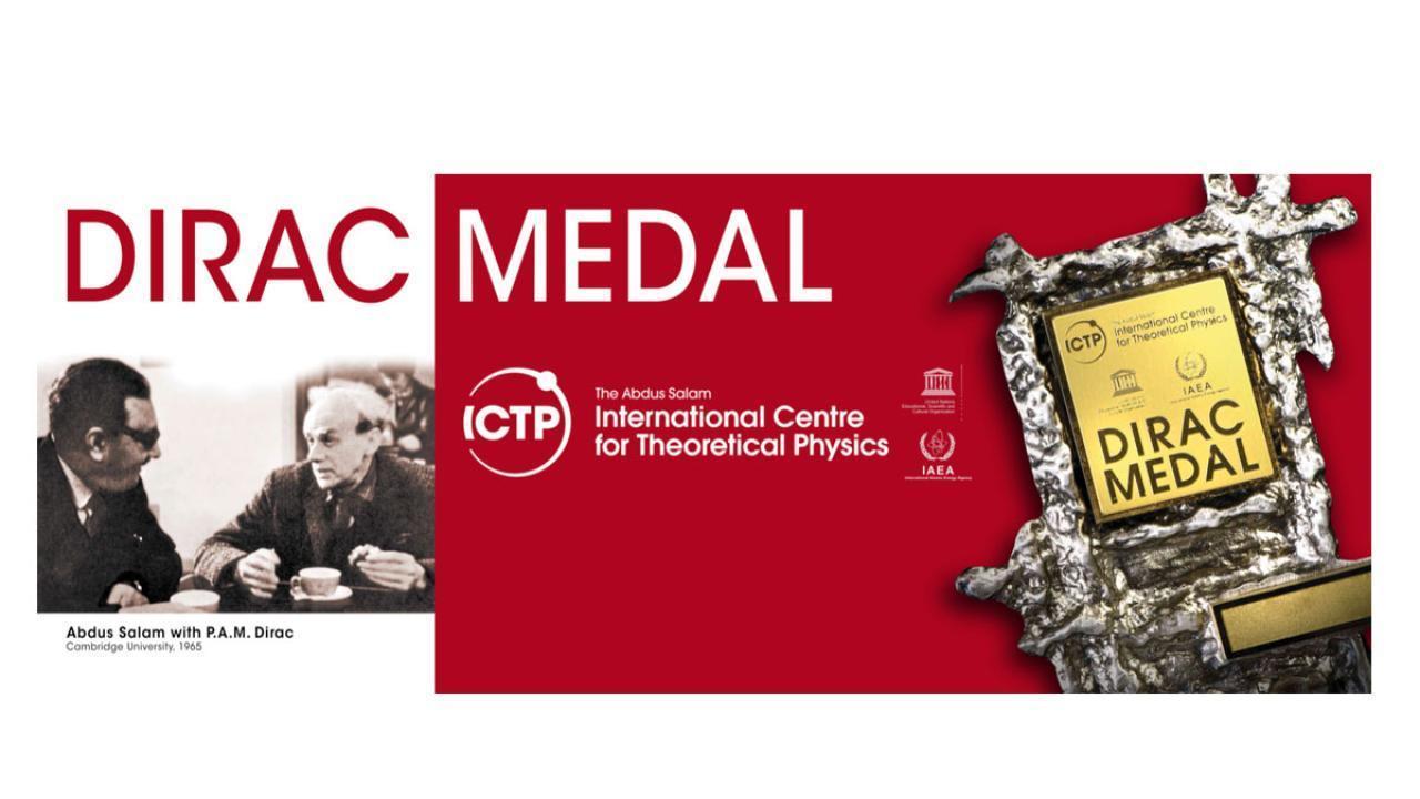 Call for Nominations, 2026 Dirac Medal