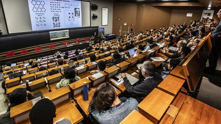 Conference at ICTP in main lecture hall